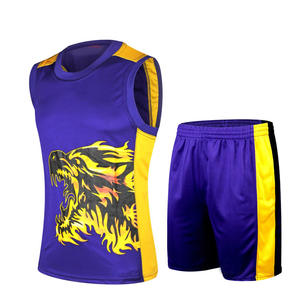 Conjuntos de uniformes de baloncesto hechos a medida Unisex más vendidos, ropa deportiva de poliéster de secado rápido transpirable Premium de alta calidad, talla 5XL - Product Image 2