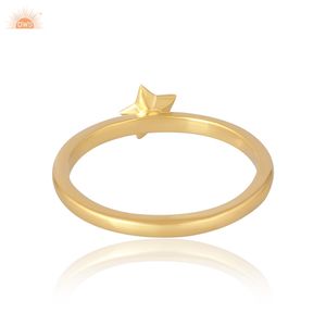 Anillo de Oro Sólido de 9k para Mujer, Hermoso Anillo Hecho a Mano para Mujer, Anillo para Uso Diario, Fabricante de Joyería Personalizada - Product Image 4