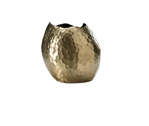 Pot de fleurs en aluminium avec design artisanal, parfait pour la décoration de table, décoration intérieure élégante, présentation florale raffinée, intérieurs élégants - Product Image 5