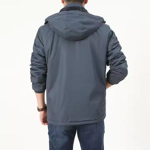 Veste universitaire élégante en satin pour hommes, fermeture à la ceinture, conception cargo imperméable, dernier style de rue pour la moto d'hiver - Product Image 6