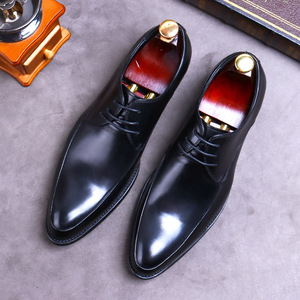 Chaussures en cuir décontractées de style britannique pour hommes, série d'exportation avec larges brides - Product Image 2