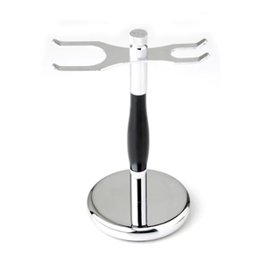 Blaireau de rasage de qualité supérieure et support de rasoir droit Support de rasage moderne de haute qualité pour un toilettage élégant - Product Image 3