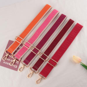 กระเป๋าถือปักลายผ้าแจ็คการ์ดแบบสายกระเป๋าคาดลำตัวแข็งแรงอุปกรณ์เสริมสำหรับกระเป๋า - Product Image 2