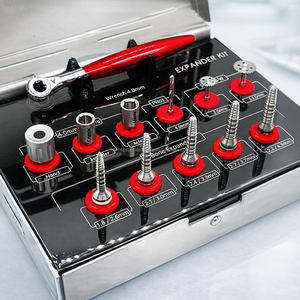 Kit d'expansion osseuse dentaire professionnel en acier inoxydable 12 pièces, kit de levage de sinus, disques de scie de précision pour chirurgie implantaire - Product Image 5