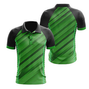 <b>Men's</b> Performance for <b>Shirt</b> | <b>Green</b> Black Diagonal Stripe Digital Print | Breathable Moisture-Wicking Knitted Athletic Sport - Product Image 1