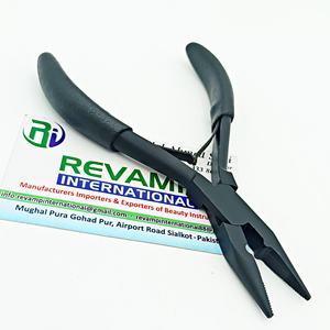 Alicates de punta plana de acero inoxidable de grado quirúrgico profesional para cinta de extensión de cabello herramientas de extensión de cabello - Product Image 1