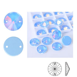 Cristales de imitación de cristal con base plana y agujero, con motivo cosido a mano y hebilla plana K9 Satellite, para zapatos, al por mayor - Product Image 5