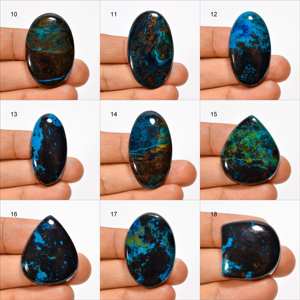 Exclusivas Piedras Preciosas Sueltas de Azurita 100% Naturales, Cristal de Azurita para Joyería, Regalo Perfecto a Bajo Precio - Product Image 2