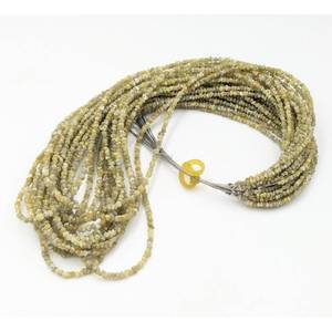 Perlas de Diamante Amarillo Natural de 2-3.5 mm, Diamantes en Bruto sin Cortar, con Claridad VS2 y Buen Corte - Product Image 2