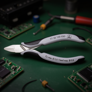 สำหรับคีมตัดด้านข้าง Knipex ESD สำหรับงานอิเล็กทรอนิกส์ พร้อมหัวแหลม - Product Image 3