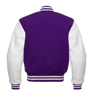 เลตเตอร์แมนแจ็คเก็ตแขนเสื้อหนังระบายอากาศได้ดี - Product Image 2