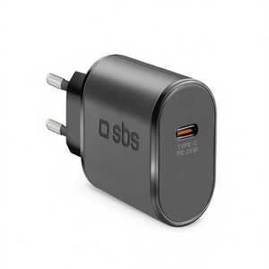 Cargador de Pared USB Tipo-C con Cable, 25W Power Delivery, Negro TETR1CPD25 - Product Image 3
