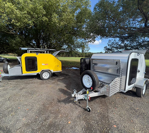 Remolque de Camping en Forma de Lágrima, Mini Caravana 4x4 para 2 Personas, Compacto y Ligero, en Oferta - Product Image 2