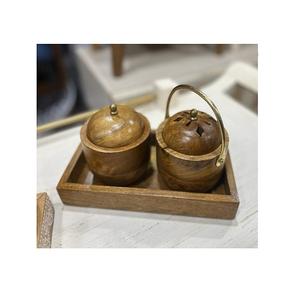 Brûleur d'encens Design attrayant avec boîte et plateau en bois Mabkhar Brûleur Mabkhar de haute qualité pour la décoration de l'hôtel à la maison - Product Image 2