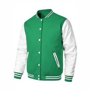 Chaqueta Universitaria Personalizada, Impermeable, Cortavientos, Acolchada, Estilo Bomber de Béisbol - Product Image 1