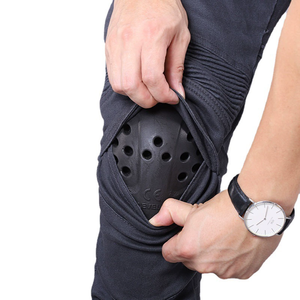 Pantalon de moto décontracté pour homme, vente chaude, couleur foncée, de qualité supérieure, en laine peignée, avec protection rembourrée, prix bas, respirant - Product Image 3