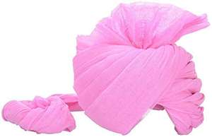 Rajasthani rose couleur Safa Turban Pagdi meilleur pour le désherbage, anniversaire et Holi Freesize (Ensemble de 2) - Product Image 2