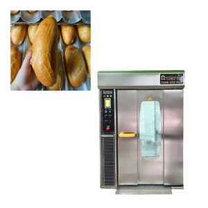 Fours à pain industriels de bonne qualité Four industriel à 10 plateaux Équipement de fabrication de pain Support technique vidéo Four rotatif Kien An - Product Image 1
