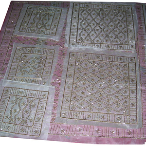 Tissu élégant à motif de broderie/couverture de table Linge de table décoratif de qualité supérieure pour les tables à thé ou les tables centrales - Product Image 1