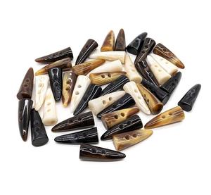 Authentique corne de boeuf et corne de buffle de qualité faite à la main bascule boutons naturels écologiques pour vestes chandails blazers et vêtements - Product Image 6