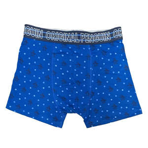 Boxers pour hommes en maille respirante à taille mi-haute, 100% coton, logo à la taille, assortiment de 3 pièces, taille 4XL - Product Image 3