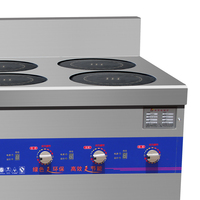 Cuisinière électrique professionnelle à 8 brûleurs à induction pour marmites en terre cuite, robuste, multi-postes, en acier inoxydable 201/304, pour la restauration