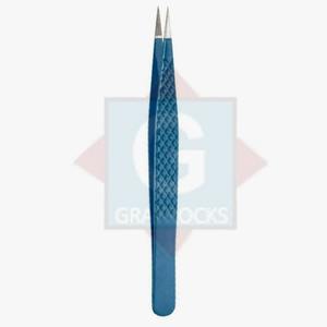 Pinzas de pestañas de alta precisión Puntas ultrafinas y pinzas de belleza ergonómicas de acero inoxidable - Product Image 2