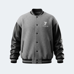 Chaqueta Varsity Unisex de Lona de Alta Calidad, Nueva Llegada, Ligera, de Secado Rápido, Mangas Completas, Estilo Formal, Ropa Exterior Diaria, Corte Regular - Product Image 6