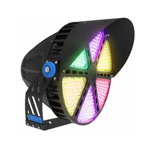 Outdoor Colorful RGB 1200W LED Stadium Sport Court Lights With 5 Years warranty