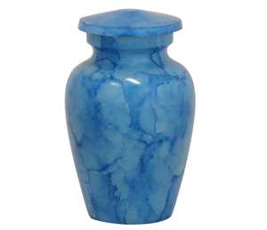 Mini urne Ange dans les nuages, option breloques d'amour, souvenir fait main, étiquette personnalisée, urnes funéraires en aluminium - Product Image 1