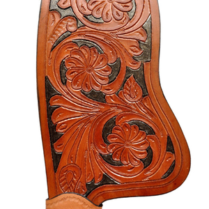 Silla de Montar a Caballo de Cuero Genuino Occidental de Primera Calidad, Tallada a Mano - Product Image 4