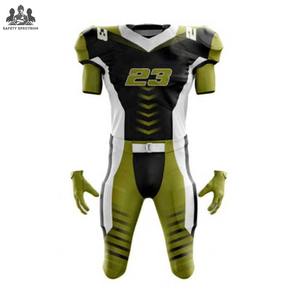 Maillots de football américain respirants, grande taille, manches courtes, uniformes d'entraînement pour adultes, 100% polyester, tailles personnalisables - Product Image 1