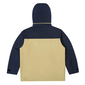 Coupe-vent pour homme, veste légère décontractée printemps-automne, veste à capuche de couleur contrastée, veste à fermeture éclair pour homme, vêtements d'extérieur bon marché - Product Image 2