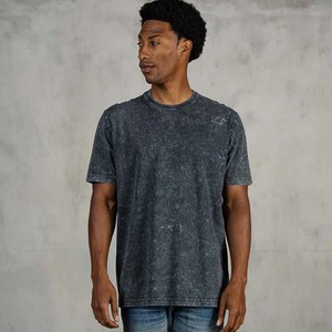 Vente en gros 100% coton respirant couleur Pure marine t-shirt personnalisé impression broderie col rond manches courtes t-shirts - Product Image 2