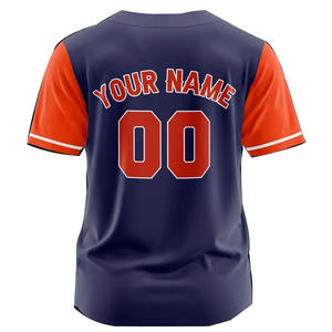 เสื้อเบสบอลสั่งทำชุดเครื่องแบบทีม | เสื้อกีฬาพิมพ์แบบระเหิด OEM/ODM - Product Image 3