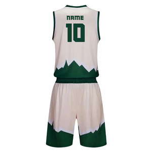 Vente en gros de qualité supérieure Ensemble de vêtements de basket-ball de sublimation avec logo personnalisé Ensemble d'uniformes de maillots de basket-ball antibactériens et de shorts - Product Image 6