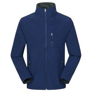 Venta al por mayor para hombre a prueba de viento impermeable transpirable llano Softshell chaqueta suave Shell chaqueta Softshell abrigo - Product Image 4