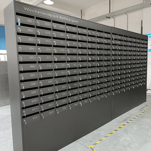 Đa đơn vị Bưu Chính hộp letterbox ngoài trời kim loại thường vụ có thể khóa căn hộ xây dựng thương mại Hộp Thư - Product Image 1