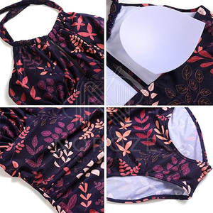 Traje de baño de nailon sin mangas estirable pedido a granel aceptado calidad de exportación mujeres traje de baño OEM y ODM disponible - Product Image 4