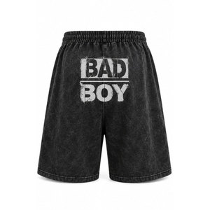 Pantalones Cortos Casuales para Hombre Bad Boy, 100% Algodón, Cintura Elástica, Logotipo Frontal, Tejido Transpirable, Estilo de Longitud Media - Product Image 3