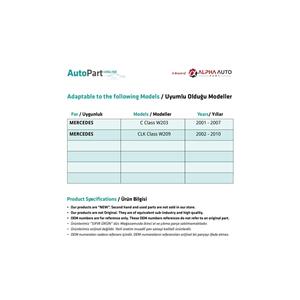 ชุดปุ่มแอร์4ชิ้นสำหรับ Mercedes C คลาส W203 W209คลาส CLK - Product Image 3