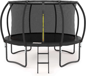 <span class=keywords><strong>Trampoline</strong></span> d'extérieur géant pour enfants, homologué ASTM, avec filet de sécurité et échelle, disponible en tailles 8FT, 10FT, 12FT, 14FT, 16FT - Product Image 2