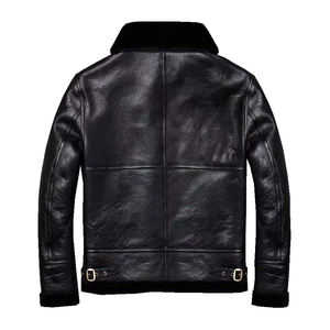 Veste en cuir de vache unisexe personnalisée de haute qualité, coupe-vent, respirante, design de mode extérieur, hiver, logo frontal direct Pakistan - Product Image 2