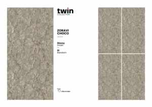 Carreaux de sol en porcelaine Matt Carving 600x1200, texture de pierre moderne, dalles de sol et de mur - Product Image 2