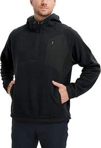 Sudaderas Casuales de Invierno para Hombre, Color Sólido, Moda, Corte Regular, 100% Algodón, Felpa, Secado Rápido y Transpirable - Product Image 2