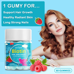 Gomme alla Biotina per Capelli, Pelle e Unghie Senza Zucchero, Integratore di Bellezza per Donne Molto Apprezzato in Africa - Product Image 5