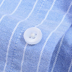 Camisas de vestir musculosas para hombres Slim Fit Stretch manga larga y corta Casual Button Down Shirt Algodón Stretch Camisas sin arrugas - Product Image 2