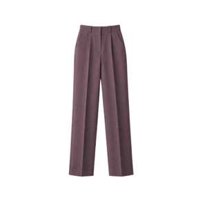 Pantalon de bureau formel pour femme, taille mi-haute, coupe skinny, jambe droite, respirant, écologique, en toile lavée, élégant, pour l'automne - Product Image 5