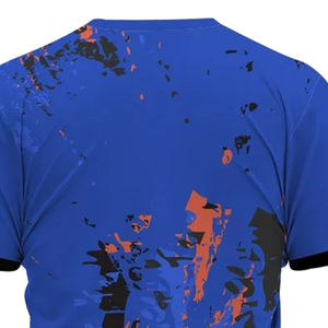 Maillot de football et de sport d'équipe pour adulte avec logo personnalisé imprimé, motif uni, tissu extensible et respirant - Product Image 5