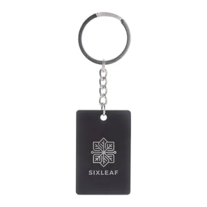 "Sustainable <b>Metal</b> <b>Key</b> <b>Chain</b> RectoShine Recycled Keychain" - Product Image 1